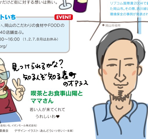 イオンモール岡山 岡山手書き地図 イオンモール岡山 岡山手書き地図